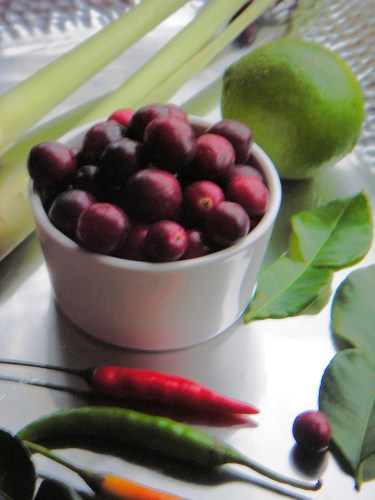 Cranberry Sauce with a Touch of Thai Herbs