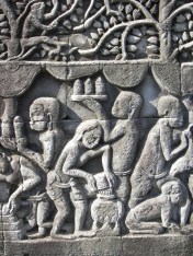 Amok-Fish Curry on 13th stone carving