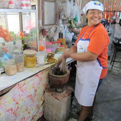 Talay-Zep's chef prepared Som Tum