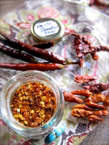 พริกป่นคั่ว -Prik Phon Khua - Roasted Chili Powder