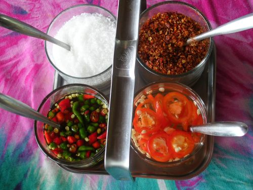 Thai Dinner Table Condiment