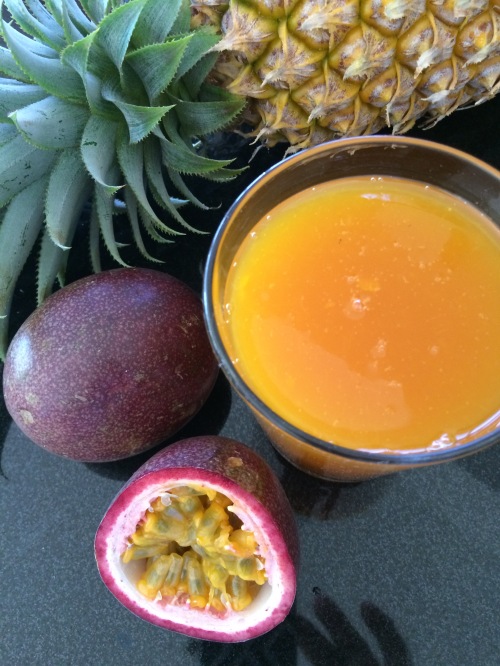 passion fruit - pineapple spread